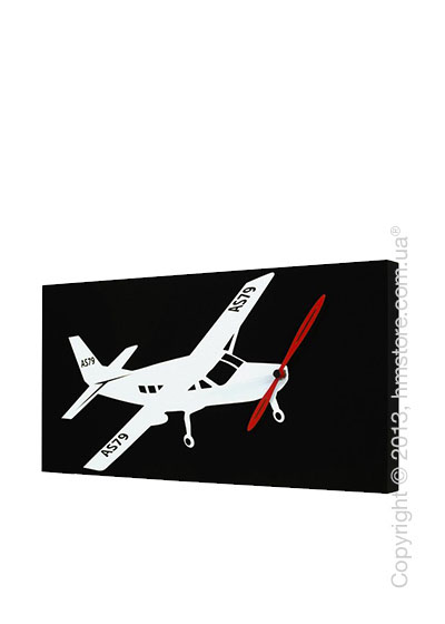Часы настенные Progetti Flyer Cessna Wall Clock, Black