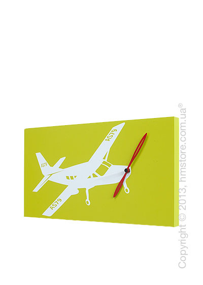 Часы настенные Progetti Flyer Cessna Wall Clock, Green