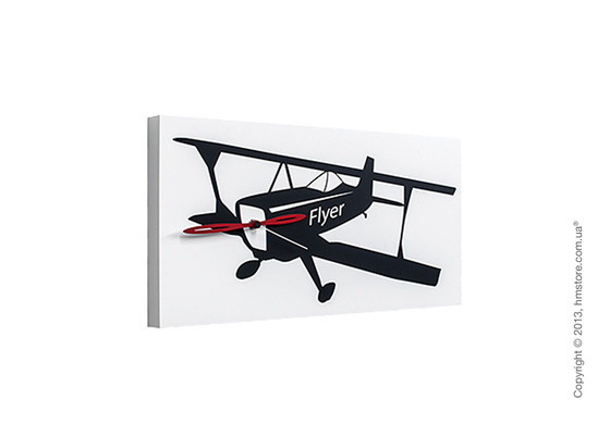 Часы настенные Progetti Flyer Wall Clock, White