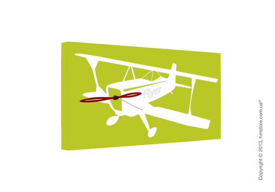 Часы настенные Progetti Flyer Wall Clock, Green