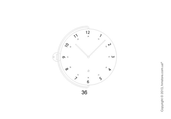 Часы настенные Progetti Tour Wall Clock
