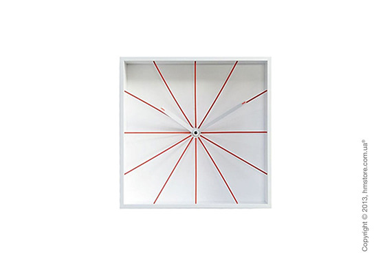 Часы настенные Progetti Prospettivo Wall Clock, White