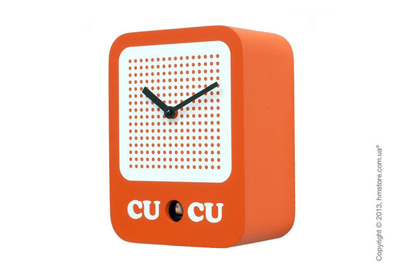 Часы настенные Progetti Cucuradio Wall Clock, Orange