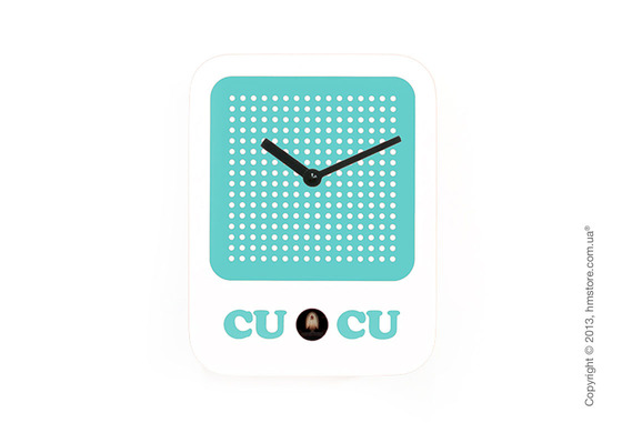 Часы настенные Progetti Cucuradio Wall Clock, White