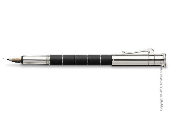 Ручка перьевая Graf von Faber-Castell серия Classic Anello, коллекция Ebony Ручка перьевая Graf von Faber-Castell серия Classic Anello, коллекция Ebony