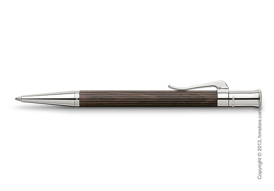 Ручка шариковая Graf von Faber-Castell серия Classic, коллекция Grenadilla, Finely Fluted