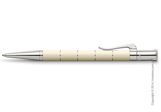 Ручка шариковая Graf von Faber-Castell серия Classic Anello, коллекция Ivory Ручка шариковая Graf von Faber-Castell серия Classic Anello, коллекция Ivory
