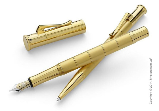 Ручка роллер Graf von Faber-Castell серия Classic Anello, коллекция Gold Ручка роллер Graf von Faber-Castell серия Classic Anello, коллекция Gold