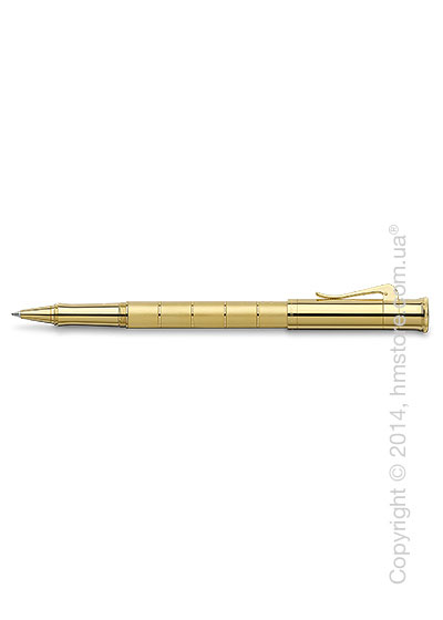 Ручка роллер Graf von Faber-Castell серия Classic Anello, коллекция Gold