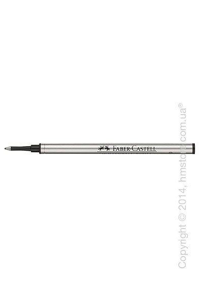Сменный стержень Faber-Castell для ручки роллер, толщина F, Черного цвета