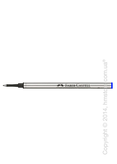 Сменный стержень Faber-Castell для ручки роллер, толщина F, Синего цвета