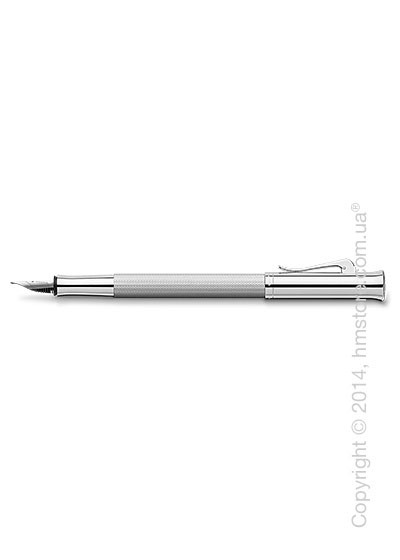 Ручка перьевая Graf von Faber-Castell серия Guilloche, коллекция Rhodium, Guilloche Engraving