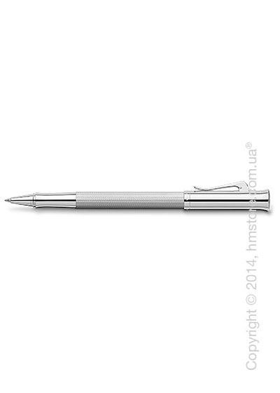 Ручка роллер Graf von Faber-Castell серия Guilloche, коллекция Rhodium, Guilloche Engraving