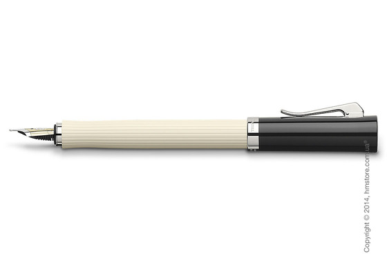Ручка перьевая Graf von Faber-Castell серия Intuition, коллекция Ribbed Ivory, Finely Fluted