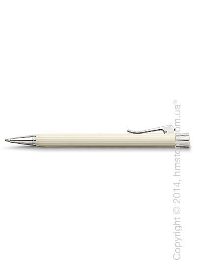 Ручка шариковая Graf von Faber-Castell серия Intuition, коллекция Ribbed Ivory, Finely Fluted