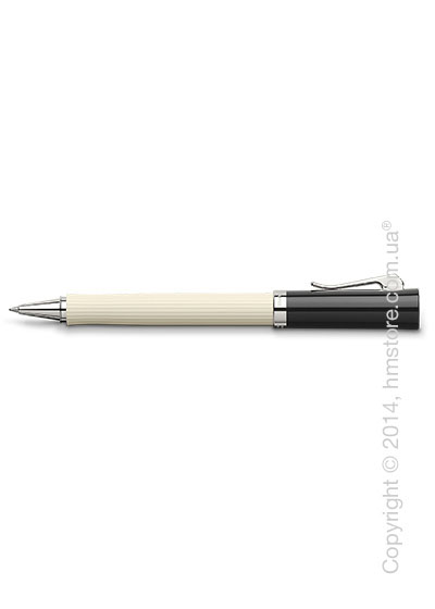 Ручка роллер Graf von Faber-Castell серия Intuition, коллекция Ribbed Ivory, Finely Fluted