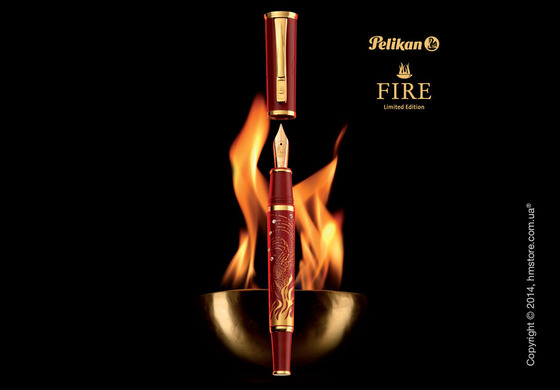 Ручка перьевая Pelikan серия Limited Edition Achievements Of Civilisation, коллекция «Fire»
