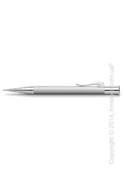 Карандаш механический Graf von Faber-Castell серия Guilloche, коллекция Rhodium, Guilloche Engraving