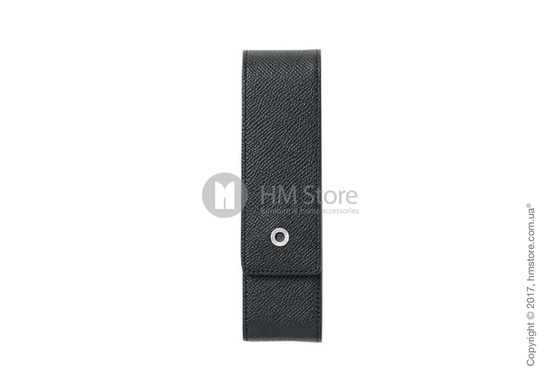 Кожаный пенал для ручек Graf von Faber-Castell Case With Magnetic Catch For 2 Pen Epsom, Black Grained Leather Кожаный пенал для ручек Graf von Faber-Castell Case With Magnetic Catch For 2 Pen Epsom, Black Grained Leather