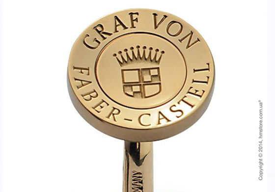 Запонки круглые Graf von Faber-Castell, Gold-Plated