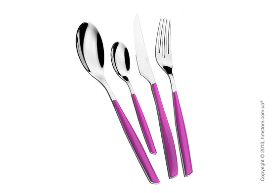 Набор столовых приборов Bugatti Glamour на 6 персон, 24 предмета, Iris