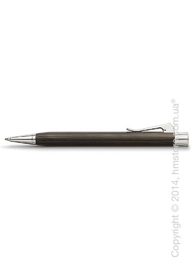Ручка шариковая Graf von Faber-Castell серия Intuition Platino Wood, коллекция Grenadilla, Finely Fluted