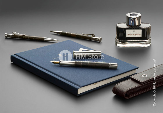 Ручка шариковая Graf von Faber-Castell серия Classic Anello, коллекция Ebony