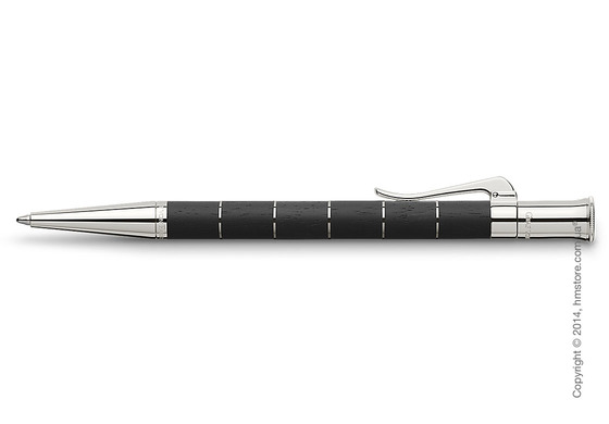 Ручка шариковая Graf von Faber-Castell серия Classic Anello, коллекция Ebony