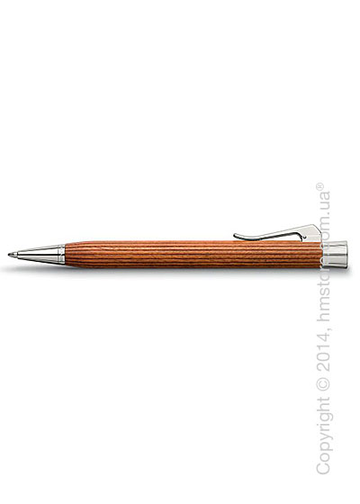 Ручка шариковая Graf von Faber-Castell серия Intuition Platino Wood, коллекция Pernambuco