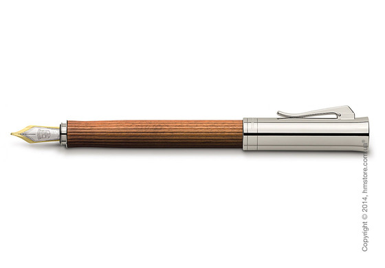 Ручка перьевая Graf von Faber-Castell серия Intuition Platino Wood, коллекция Pernambuco