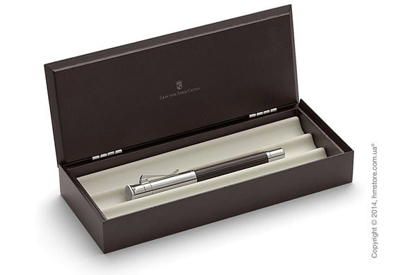 Ручка роллер Graf von Faber-Castell серия Intuition Platino Wood, коллекция Pernambuco