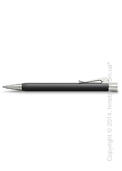 Ручка шариковая Graf von Faber-Castell серия Intuition, коллекция Ribbed Black, Finely Fluted