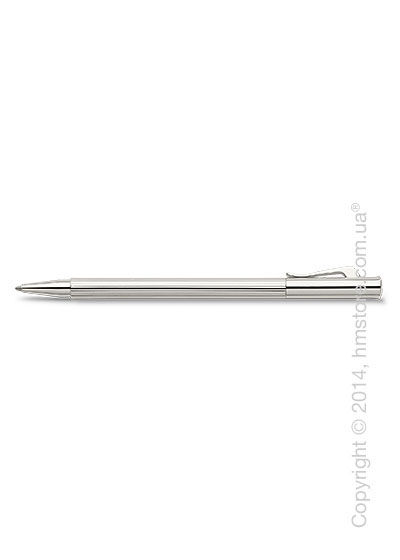 Ручка шариковая Graf von Faber-Castell серия Slim, коллекция Palladium-Plated