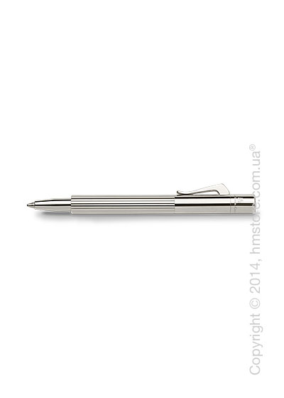 Ручка шариковая Graf von Faber-Castell серия Pocket Pen, коллекция Platinum-Plated