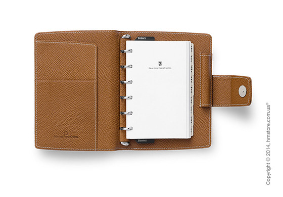 Органайзер Graf von Faber-Castell Agenda Pocket, Brown, Grained Leather