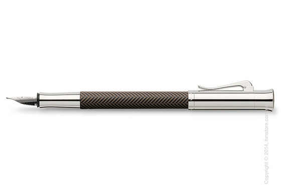 Ручка перьевая Graf von Faber-Castell серия Guilloche, коллекция Ciselé, Brown