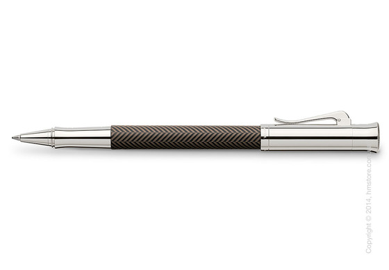 Ручка роллер Graf von Faber-Castell серия Guilloche, коллекция Ciselé, Brown