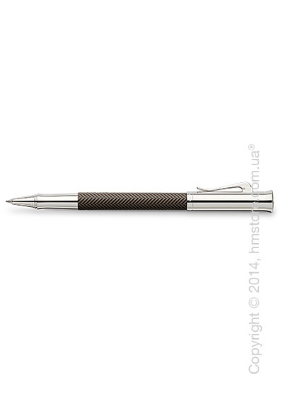 Ручка роллер Graf von Faber-Castell серия Guilloche, коллекция Ciselé, Brown
