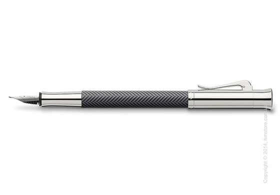Ручка перьевая Graf von Faber-Castell серия Guilloche, коллекция Ciselé, Anthracite