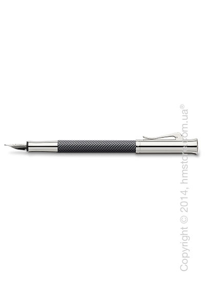 Ручка перьевая Graf von Faber-Castell серия Guilloche, коллекция Ciselé, Anthracite