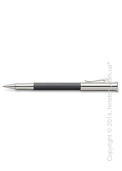 Ручка роллер Graf von Faber-Castell серия Guilloche, коллекция Ciselé, Anthracite