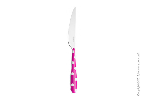 Набор столовых приборов Bugatti Pois на 6 персон, 24 предмета, Fuchsia