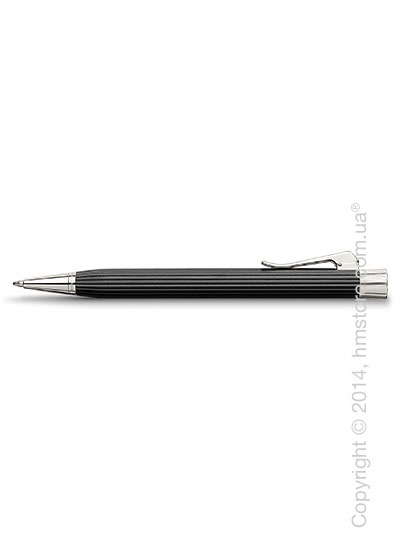 Ручка шариковая Graf von Faber-Castell серия Intuition Platino Wood, коллекция Ebony, Finely Fluted