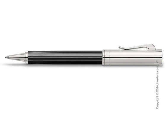 Ручка роллер Graf von Faber-Castell серия Intuition Platino Wood, коллекция Ebony, Finely Fluted Ручка роллер Graf von Faber-Castell серия Intuition Platino Wood, коллекция Ebony, Finely Fluted
