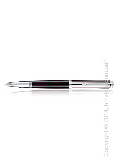 Ручка перьевая Pelikan серия Premium, коллекция Souveran M625, Aubergine Transparent