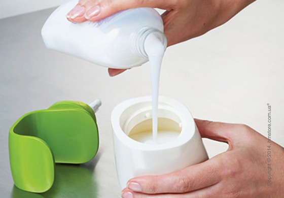 Диспенсер для жидкого мыла Joseph Joseph C-Pump, White and Green