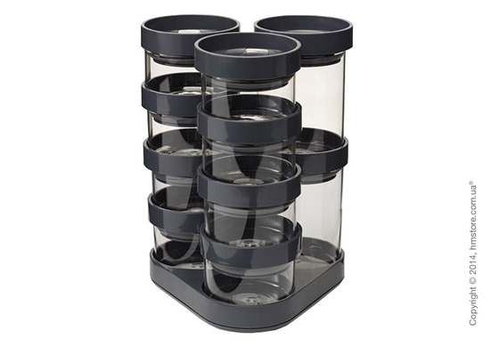 Набор емкостей для специй Joseph Joseph Spice Store Carousel, Grey