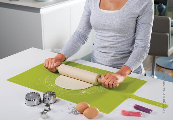 Коврик для раскатки теста Joseph Joseph Roll-up Baking Mat, Putty