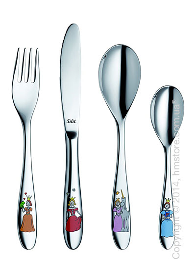 Набор столовых приборов детский Silit Prinzessin, 4 предмета