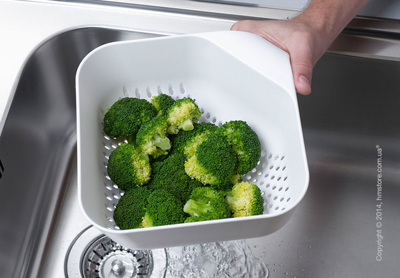 Дуршлаг Joseph Joseph Medium Square Colander, Зеленый